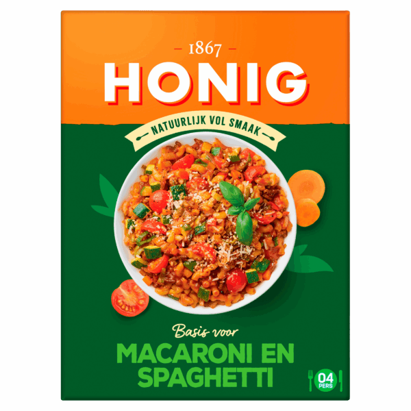 Honig Natuurlijk vol Macaroni en Spaghetti - PLUS