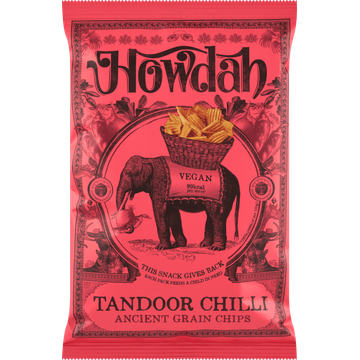 Howdah Tandoor Chilli Ancient Grain Chips - JUMBO