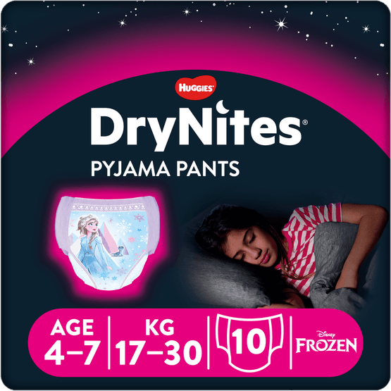 Huggies Luierbroekje DryNites girl 4-7 jaar - Dirk