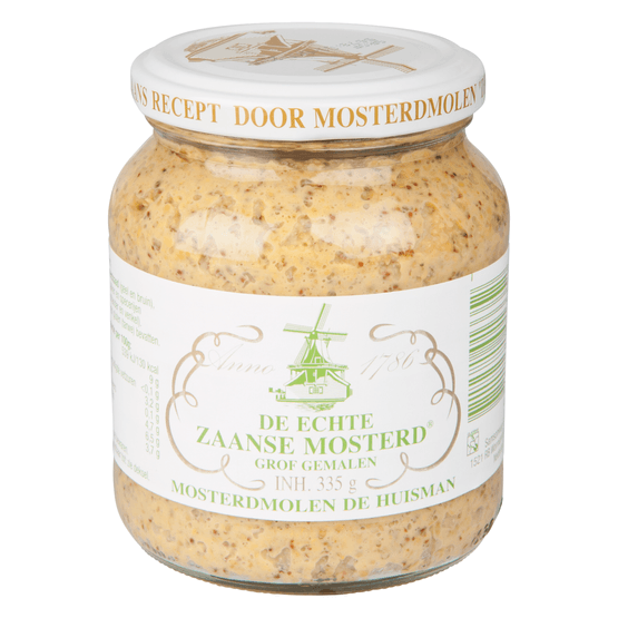 Huisman Zaanse mosterd grof gemalen - Dirk