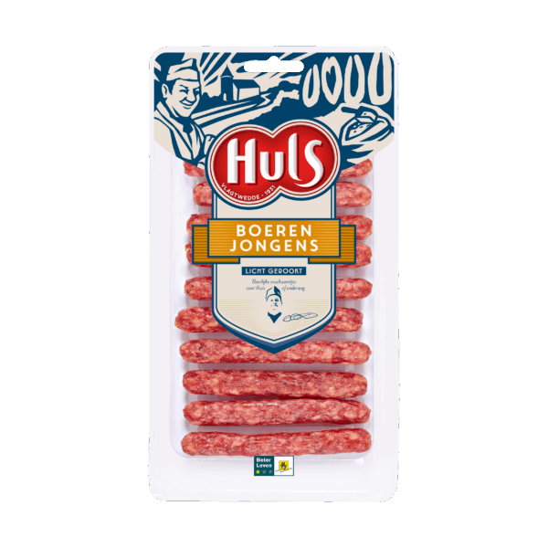 Huls Snackworstjes licht gerookt - PLUS