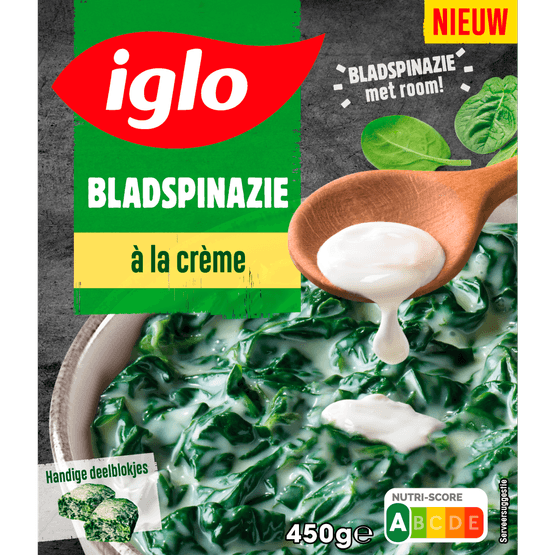 Iglo Bladspinazie a la creme - Dirk