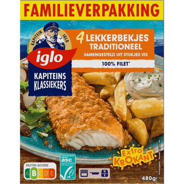 Iglo Kapiteins Klassiekers Lekkerbekjes Traditioneel - JUMBO