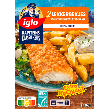 Iglo Lekkerbekjes Traditioneel Samengesteld uit Stukjes Vis - JUMBO