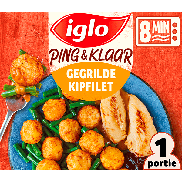 Iglo Ping & Klaar Gegrilde Kipfilet - PLUS