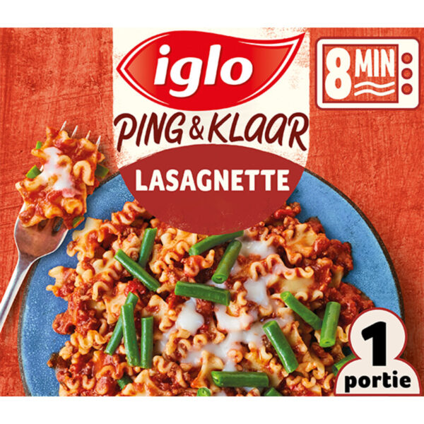 Iglo Ping & Klaar Lasagnette met Sperziebonen - Albert Heijn