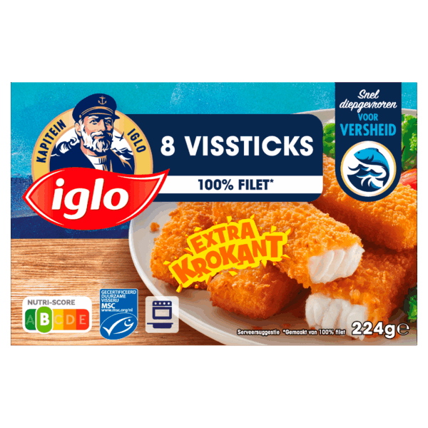 Iglo Vissticks 8 stuks - PLUS
