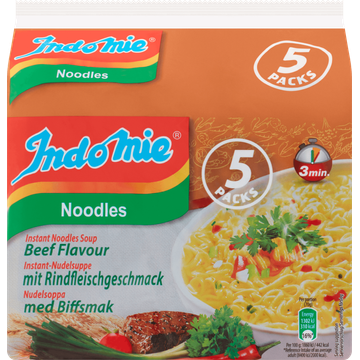 Indomie Instant Noodles Soup Beef Flavour - JUMBO