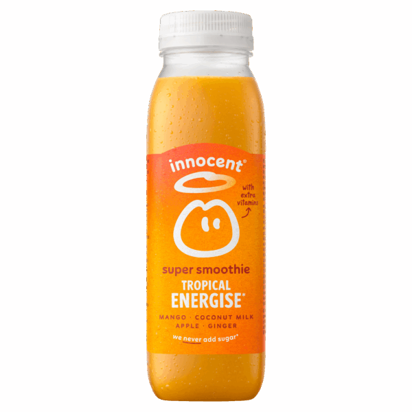 Innocent Super smoothie tropical energise - PLUS