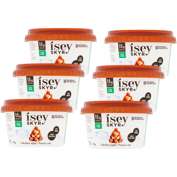 Ísey Skyr Gebakken Appel 6 x 170 g - JUMBO