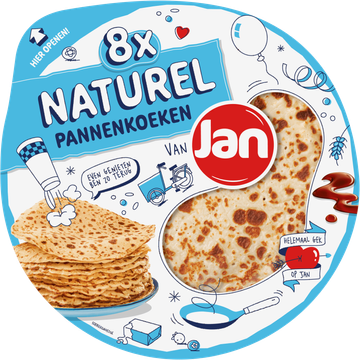 Jan Pannenkoeken Naturel 8 Stuks - JUMBO