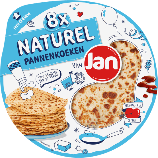 Jan Pannenkoeken naturel - Dirk