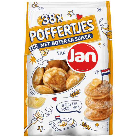 Jan Poffertjes met boter en suiker - Dirk
