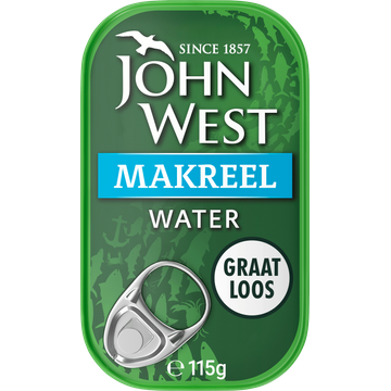 John West Makreel Water 115 g - JUMBO