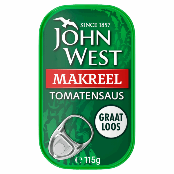 John West Makreel met tomaat - PLUS