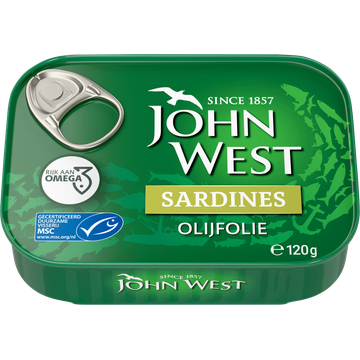 John West Sardines in olijfolie MSC - JUMBO