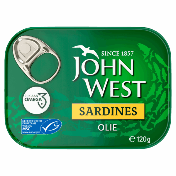 John West Sardines in zonnebloemolie - PLUS