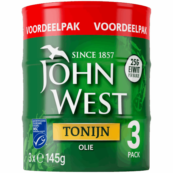 John West Tonijnstukken in Zonnebloemolie - PLUS