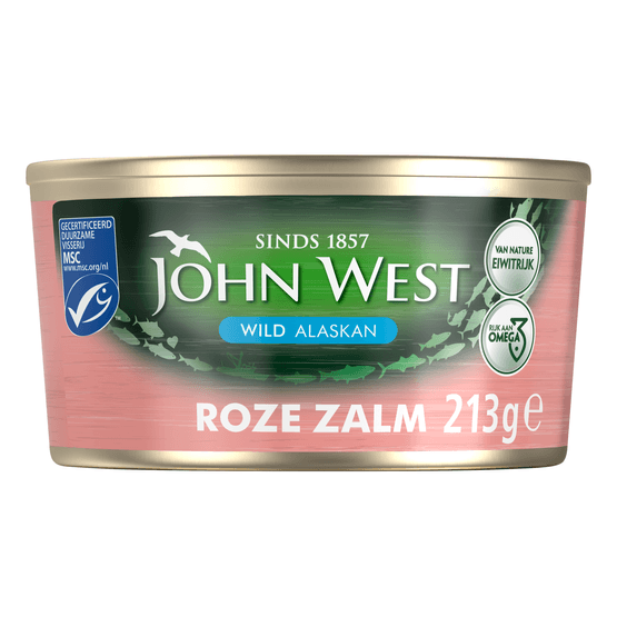 John West Zalm roze - Dirk