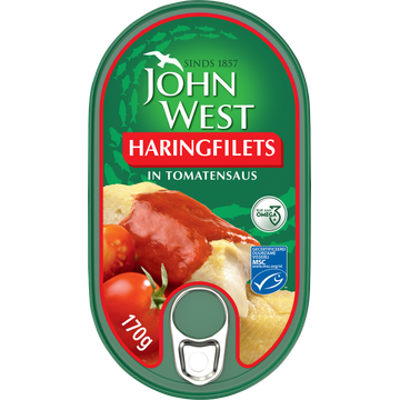 John West haringfilets in tomatensaus MSC - JUMBO