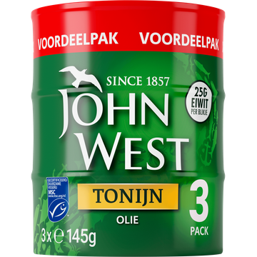 John West tonijnstukken in zonnebloemolie - JUMBO