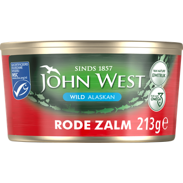 John West wilde rode zalm MSC 213 gram - JUMBO
