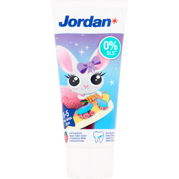 Jordan Tandpasta Milde Frambozensmaak 0-5 Jaar - JUMBO