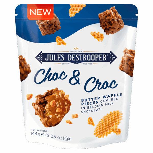 Jules Destrooper Choc 'n Croc Butter waffle - PLUS