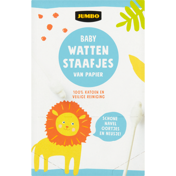 Jumbo Baby Wattenstaafjes van Papier - JUMBO