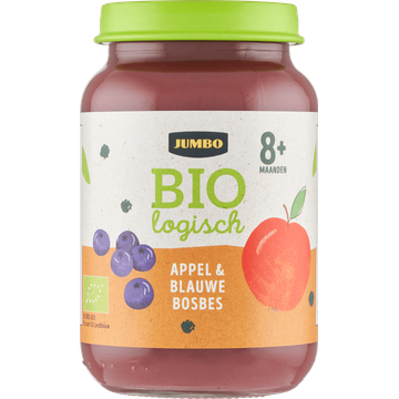 Jumbo Babyvoeding Biologisch Appel & Blauwe Bosbes 8+ Maanden - JUMBO