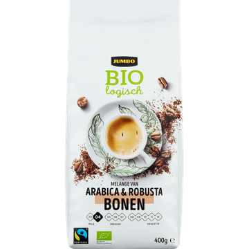 Jumbo Biologisch Arabica & Robusta Koffiebonen - JUMBO