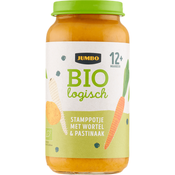 Jumbo Biologisch Babyvoeding Stamppotje met Wortel & Pastinaak 12+ Maanden - JUMBO