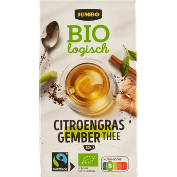Jumbo Biologisch Citroengras Gember Thee - JUMBO