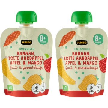 Jumbo Biologisch Fruit- & Groentehapje - Banaan