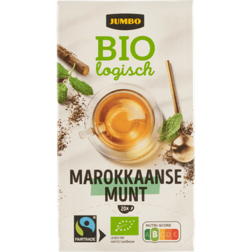 Jumbo Biologisch Marokkaanse Munt 20 Stuks - JUMBO