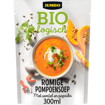 Jumbo Biologisch Romige Pompoensoep met Wortel & Paprika - JUMBO