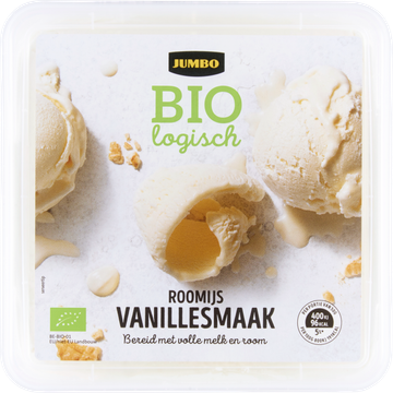 Jumbo Biologisch Roomijs Vanillesmaak - JUMBO