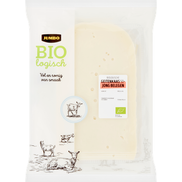 Jumbo Biologische Geitenkaas Jong Belegen 50+ Plakken - JUMBO
