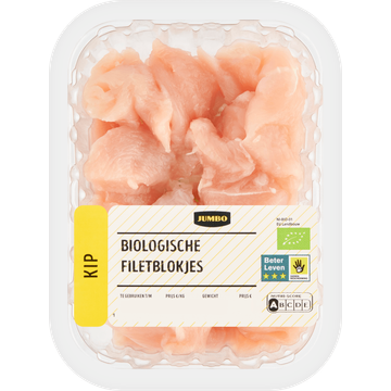 Jumbo Biologische Kipfiletblokjes - JUMBO