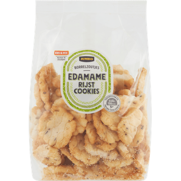 Jumbo Borrelzoutjes Edamame Rijstcookies - JUMBO