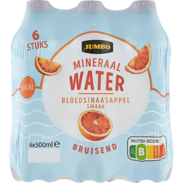 Jumbo Bruisend Mineraalwater Bloedsinaasappel Smaak - JUMBO