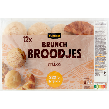 Jumbo Brunch Broodjes Mix 12 Stuks - JUMBO