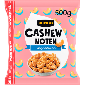 Jumbo Cashewnoten Ongezouten Voordeelverpakking - JUMBO