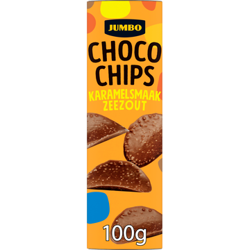 Jumbo Choco Chips Karamelsmaak Zeezout - JUMBO