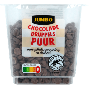 Jumbo Chocolade Druppels Puur - JUMBO