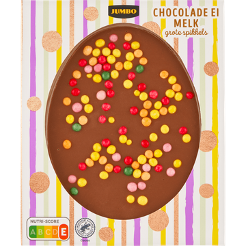 Jumbo Chocolade Ei Melk Grote Spikkels - JUMBO