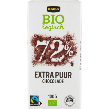Jumbo Chocolade Extra Puur 72% Biologisch - JUMBO