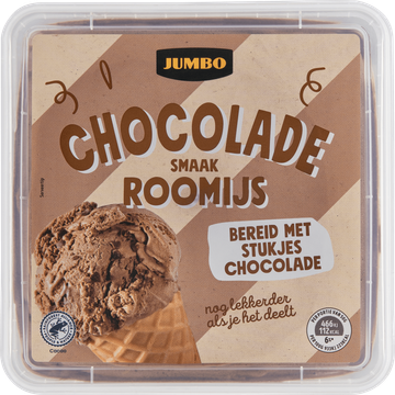 Jumbo Chocolade Smaak Roomijs - JUMBO