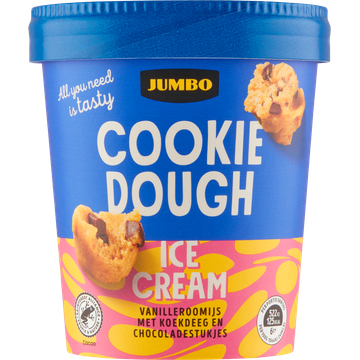 Jumbo Cookie Dough Roomijs - JUMBO