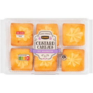 Jumbo Custard Cakejes met Roomboter - JUMBO